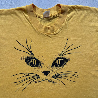 70s Cat Tee- M