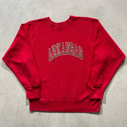 80s UArkansas Champion Reverse Weave- XL