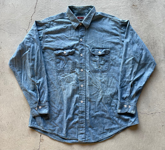 70s Big Mac Denim Shirt- XL