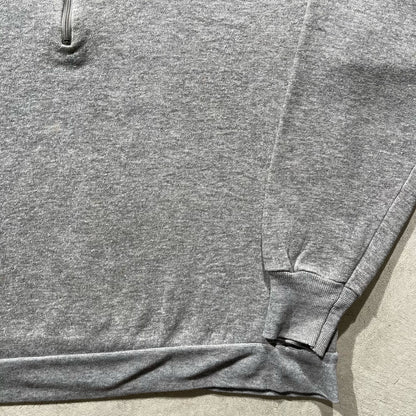 80s Grey 1/4 Zip Sweatshirt- M