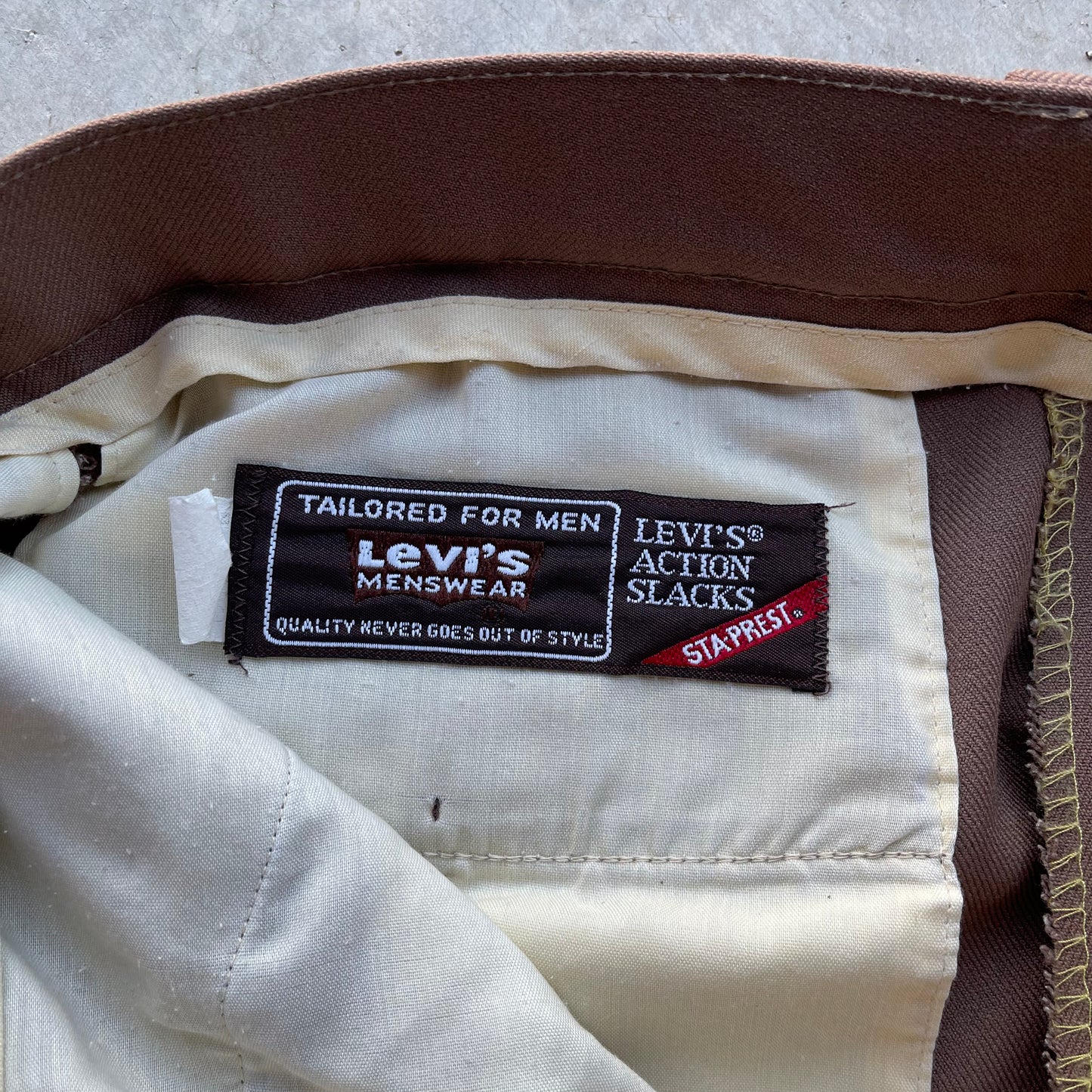 80s Polyester Levi's Flares- 33