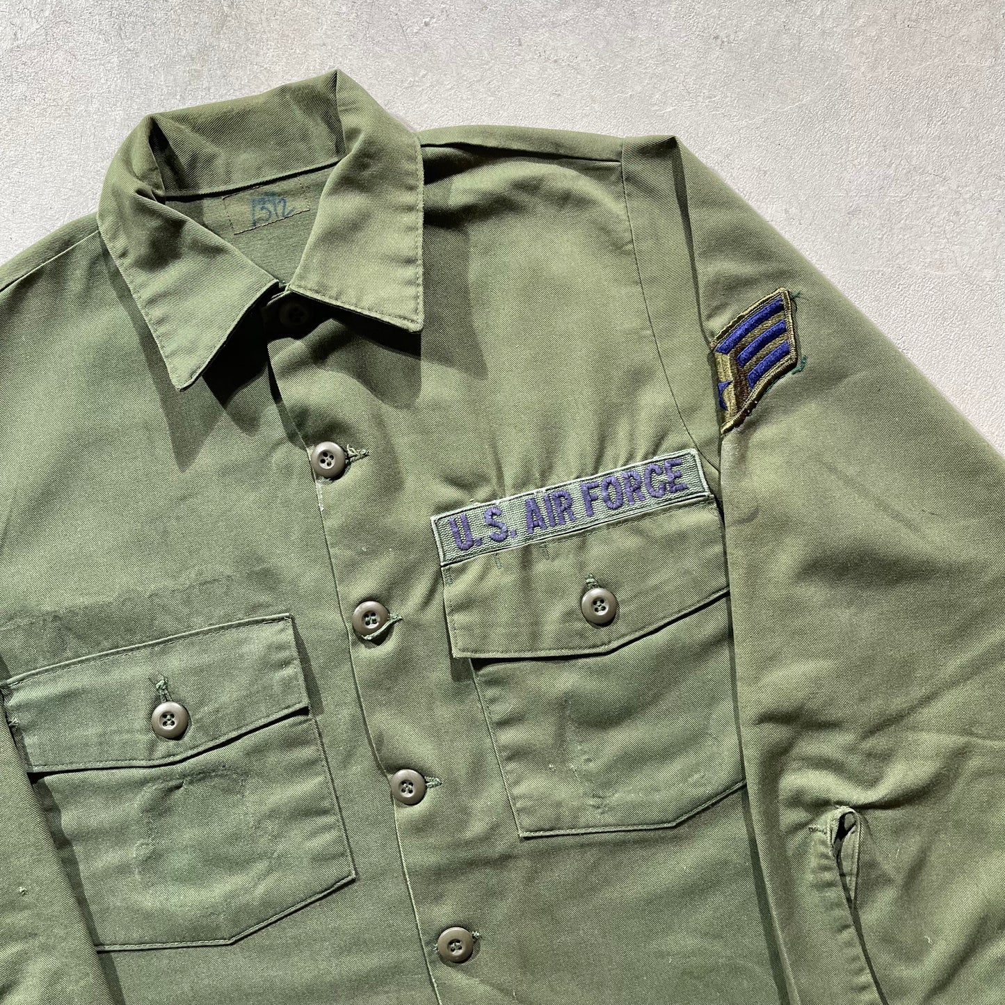 70s USAF OG 107 Shirt- L