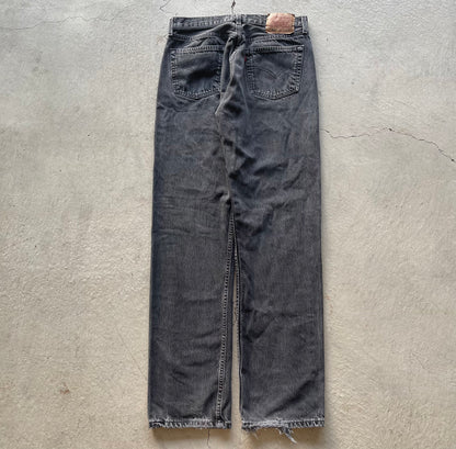 90s Faded Black Levi's 501s- 30