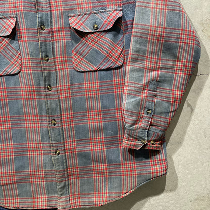 90s Quilt Lined Flannel Jacket- XL