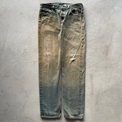 90s Mud Faded Levi's 501s- 33