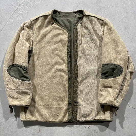 60s Terry Cloth US Army Liner Jacket- M