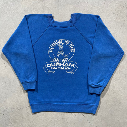 80s Raglan School Sweatshirt- S