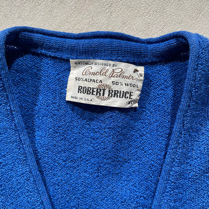 60s Alpaca Robert Bruce Cardigan- XL