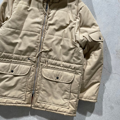 80s Hooded Tan Parka- M