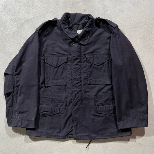 80s Alpha Industries Black Field Jacket- XL