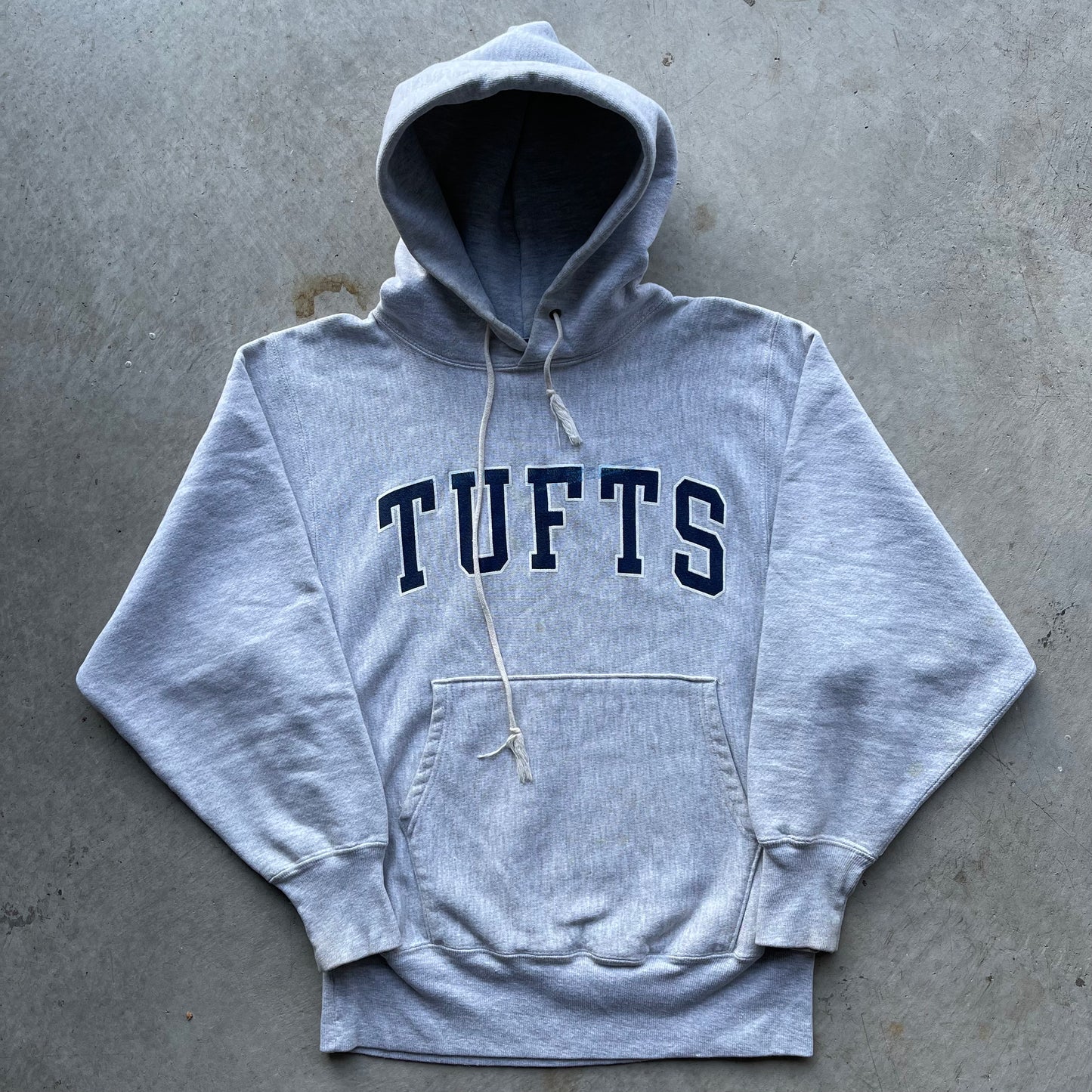90s Tufts Champion Reverse Weave Hoodie- M