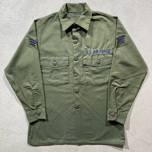 70s USAF OG 107 Shirt- L