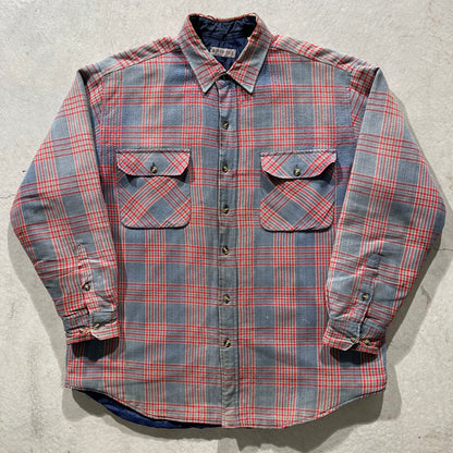 90s Quilt Lined Flannel Jacket- XL