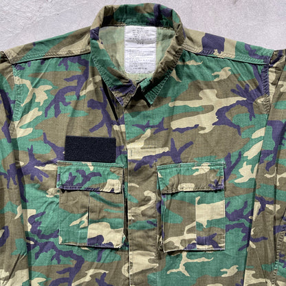 80s Saf-T-Bax Hot Weather Camo Chore Coat- XL