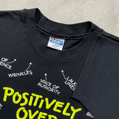 90s 'Positively Over 40' AOP Tee- XL