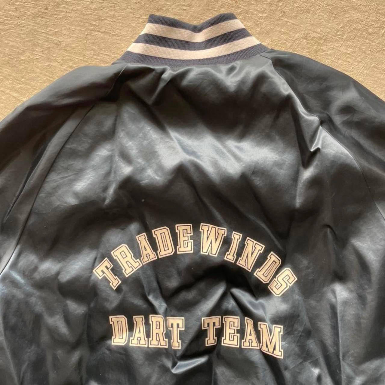 80s Satin Bomber Jacket- XL