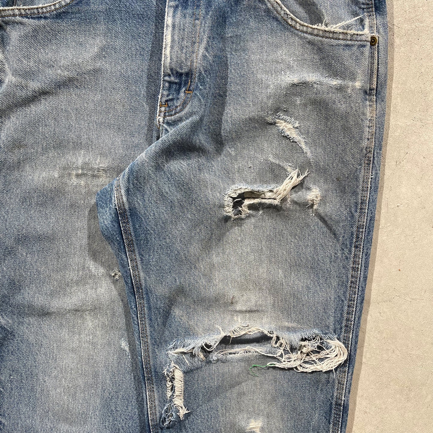 00s Thrashed Key Carpenter Denim- 33