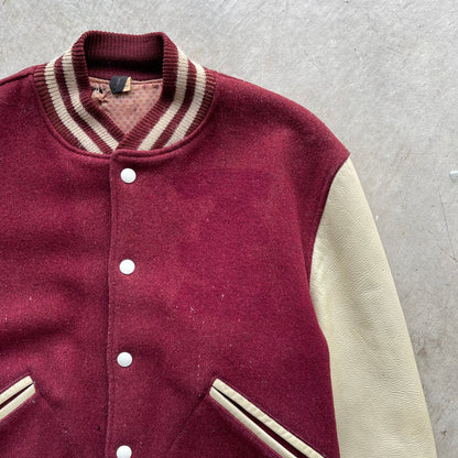 50s Wool Varsity Jacket- S