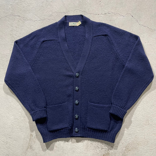 80s L.L. Bean Shetland Wool Cardigan- XL