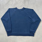 90s Navy Sun Faded Blank Sweatshirt- XL