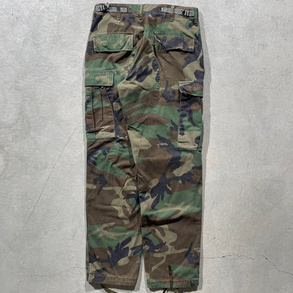 80s Woodland Camo Cargo Pants- 31