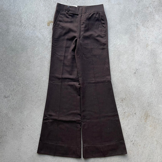 90s Brown Bell Bottoms- 27