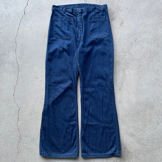 70s USN Seafarer Bell Bottoms- 32