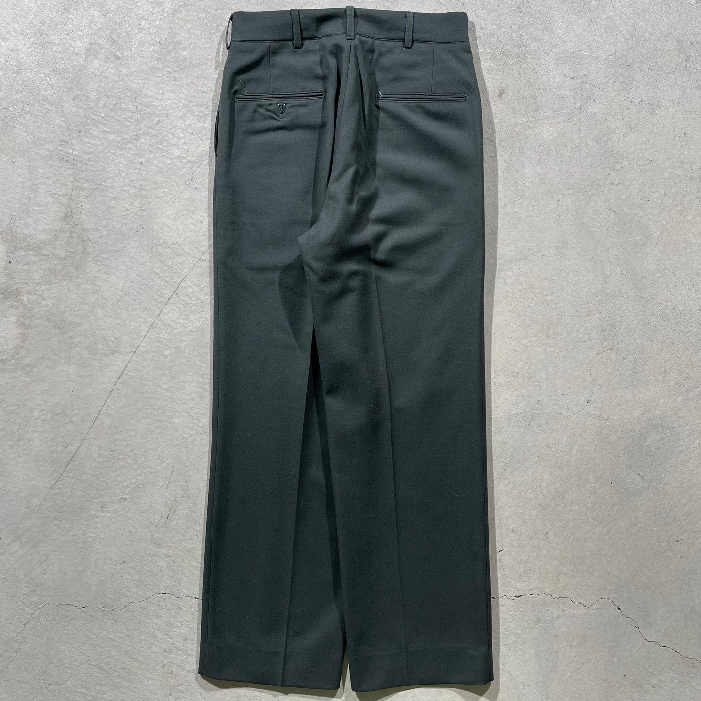 50s Wide Leg Army Trousers- 29