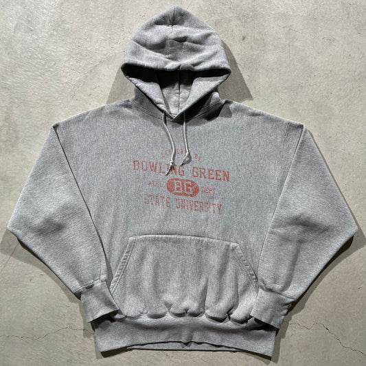 90s Bowling Green U Reverse Weave Hoodie- XXL