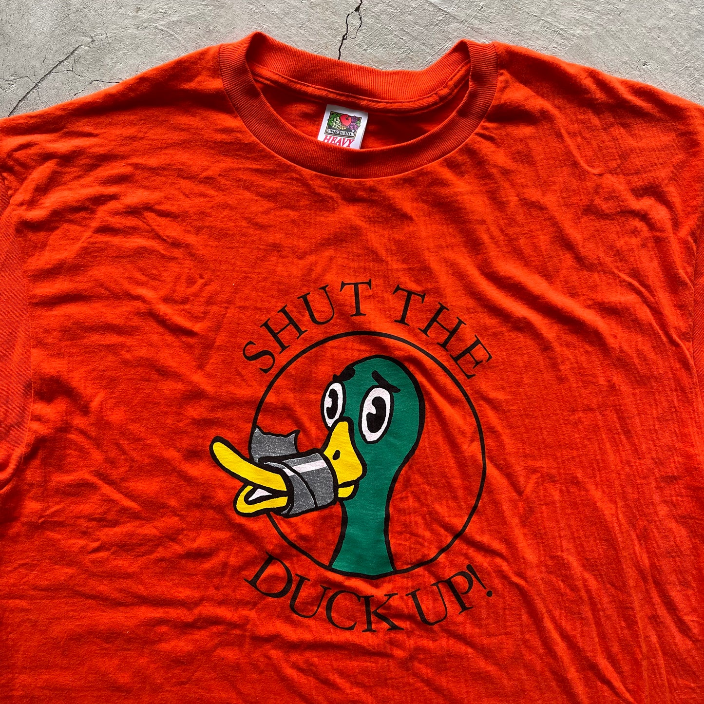 90s Shut the Duck Up Tee- XL