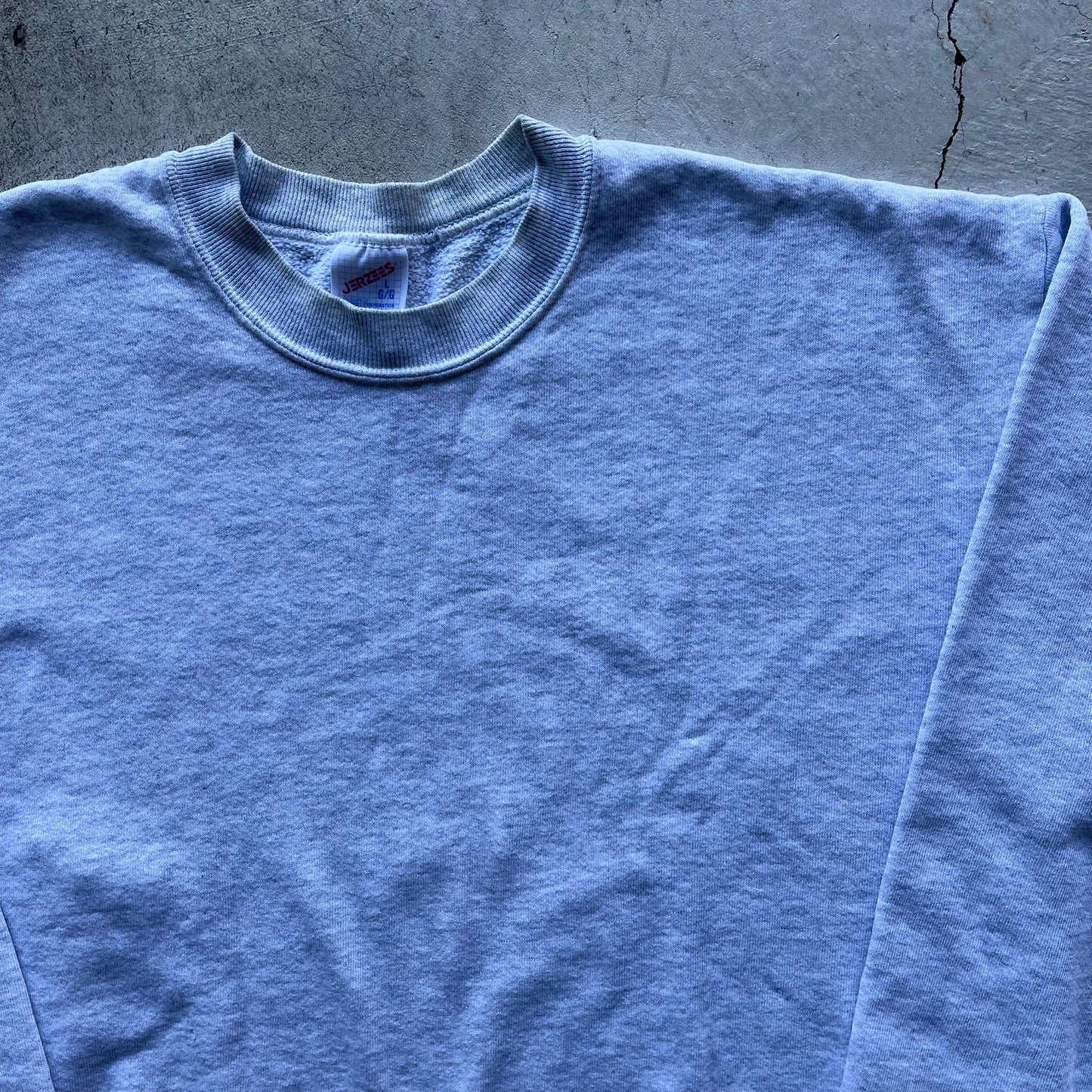 90s Blank Grey Sweatshirt- L