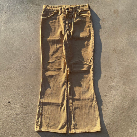 70s Wrangler Corduroy Bell Bottoms- 29