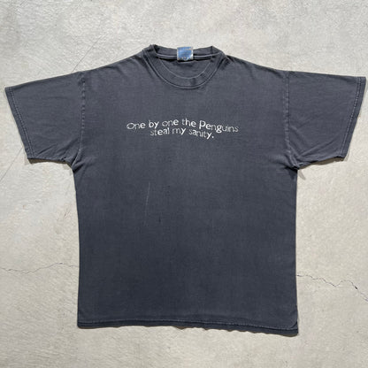 90s 'The Penguins Steal my Sanity' Tee- L