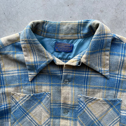 70s Pendelton Loop Collar Flannel- L