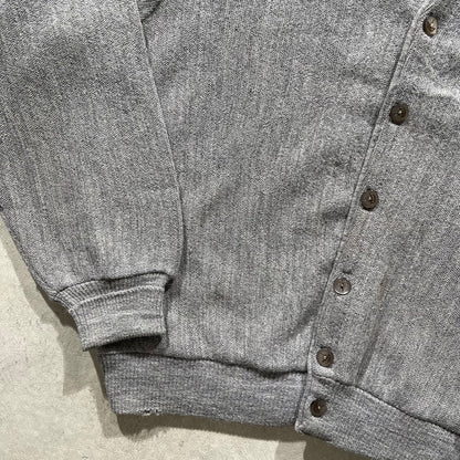 70s Sky Grey Arnold Palmer Knit Cardigan- L