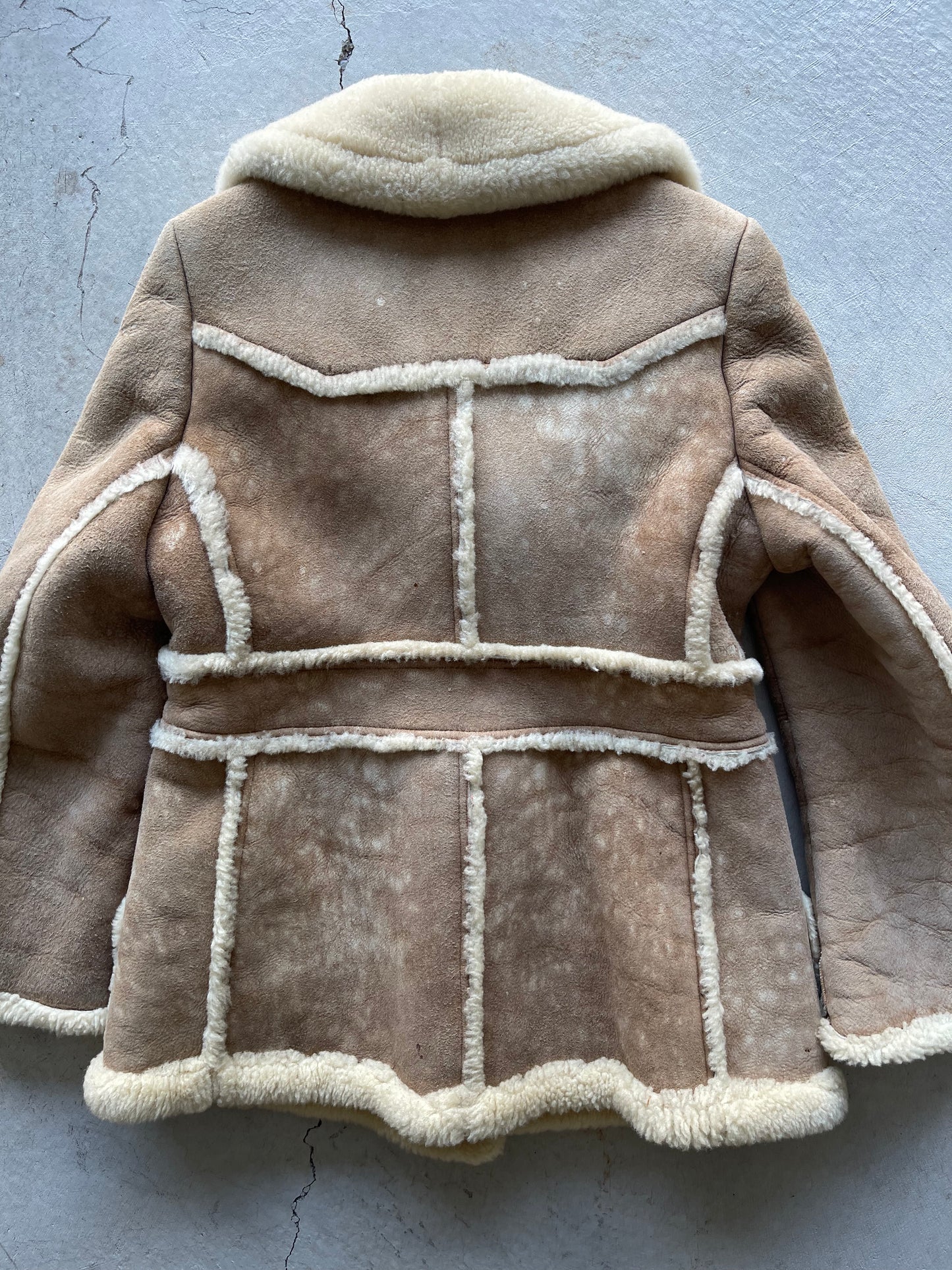 60s Sherpa Lined Jacket- S