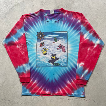 90s Grateful Dead Snowboarding Bears Long Sleeve Tee- M