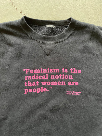 90s Feminism Sweatshirt- XL