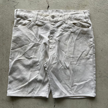 60s Levi's Big E Linen Shorts- 34