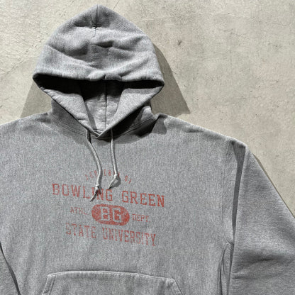 90s Bowling Green U Reverse Weave Hoodie- XXL