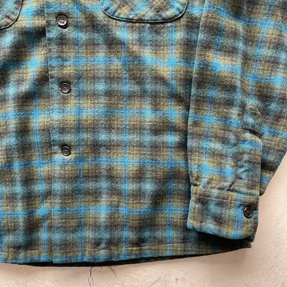 70s Pendleton Loop Collar Flannel- M