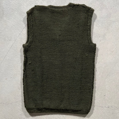 70s Homemade Sweater Vest- M